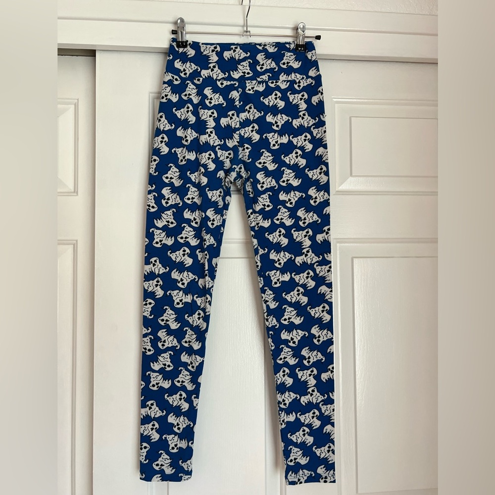 NWOT Rare LulaRoe Ghost Print OS Leggings